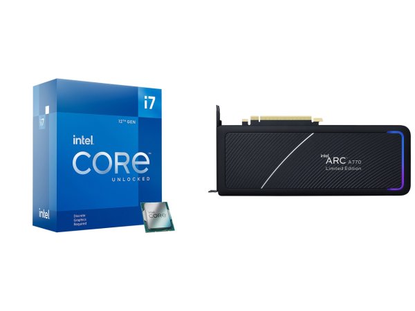 Core i7-12700KF + Arc A770 Limited Edition 16GB 
