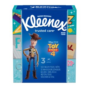 Kleenex Trusted Care Everyday Facial Tissues, 3 Boxes