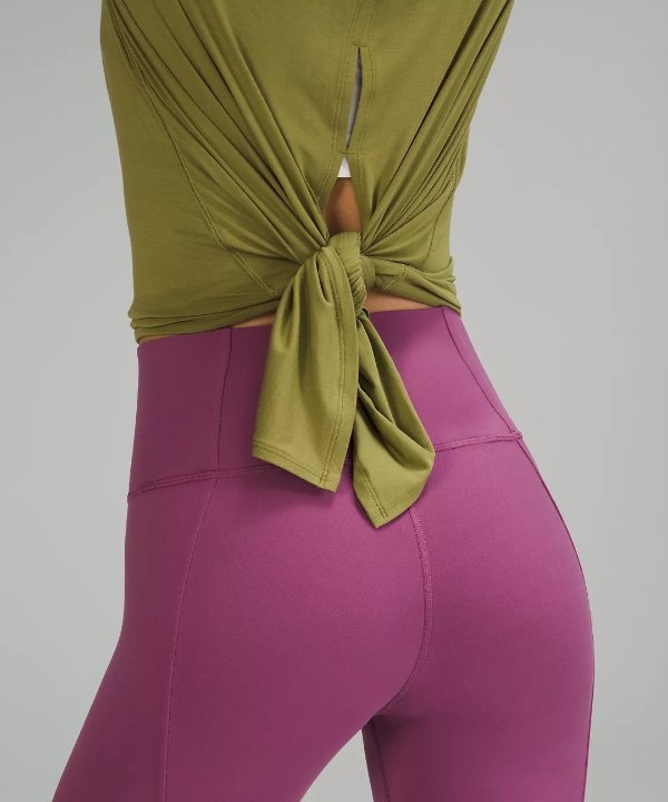 Lululemon Women's Long Sleeve Button Up Curved Hem T-shirt Purple