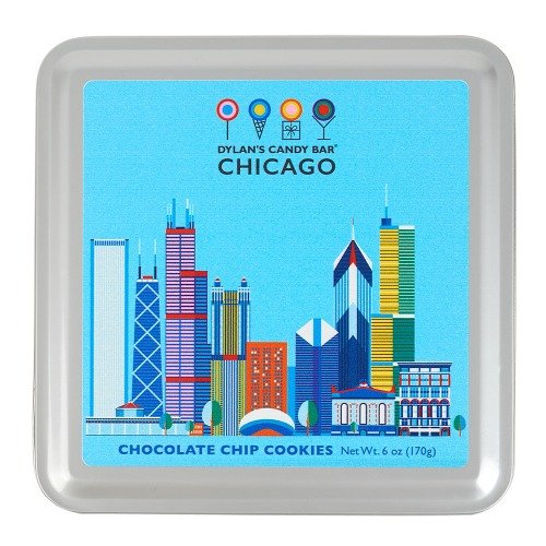 芝加哥主题铁盒装饼干