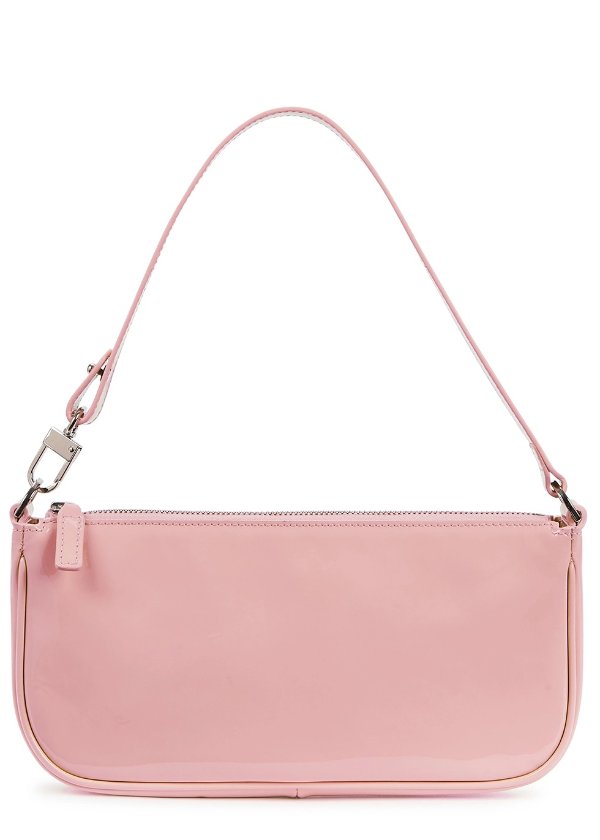 Rachel pink patent leather shoulder bag