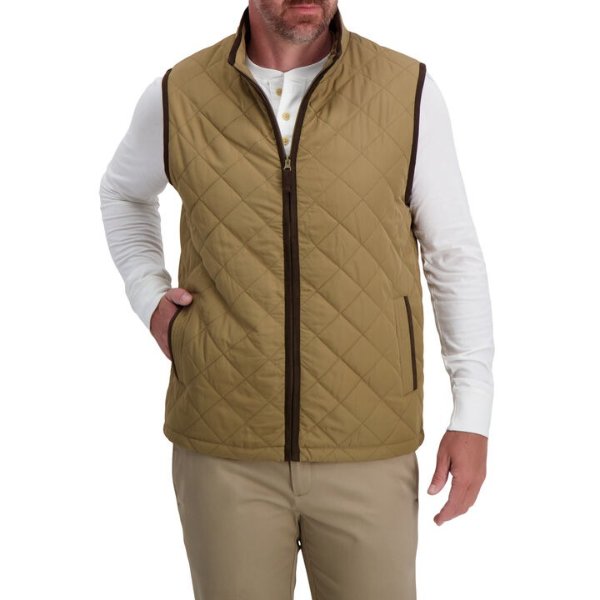 Diamond Quilted Puff Vest