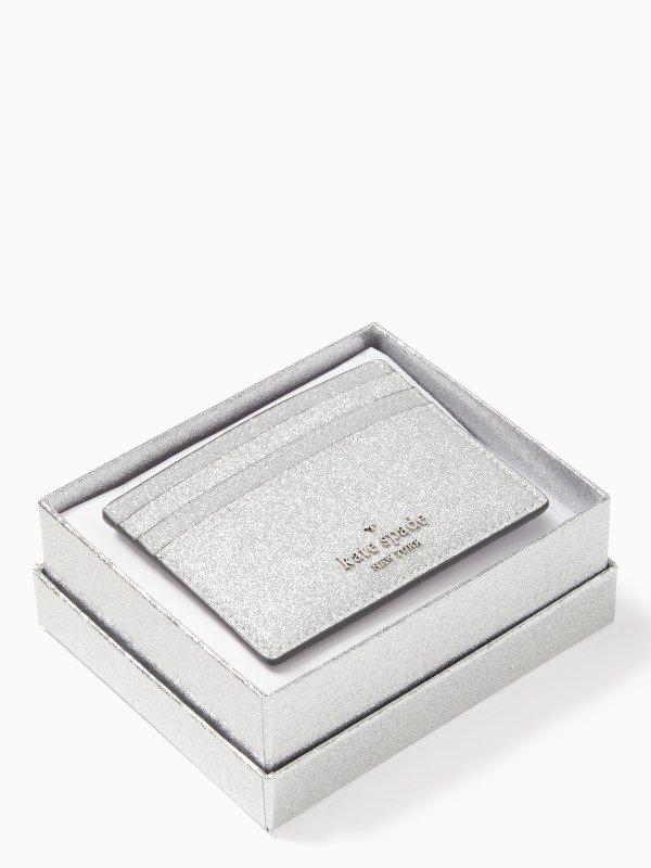 shimmy glitter boxed small cardholder