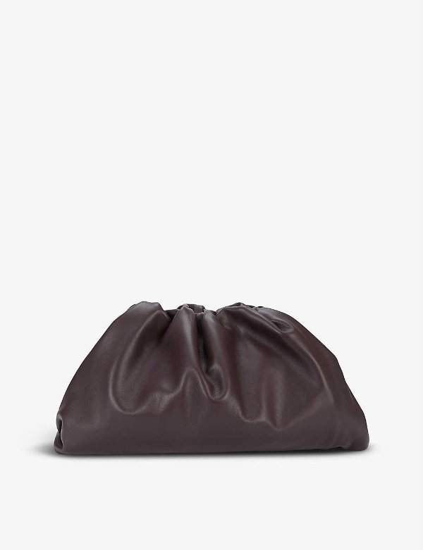 The Pouch medium leather clutch