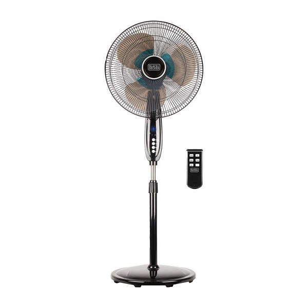 16" Dual Blade Pedestal Stand Fan with Remote