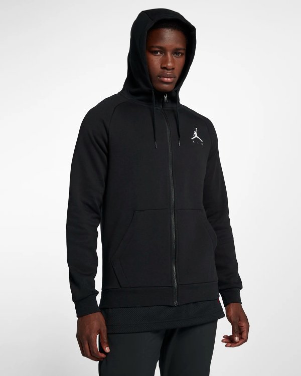 Jordan Jumpman Men's Fleece Full-Zip Hoodie. Nike.com