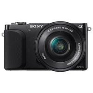 Sony &alpha; NEX NEX-3N 16.1 Megapixel Mirrorless Camera (Body with Lens Kit) - 16 mm - 50 mm - Black - Rakuten.com Shopping