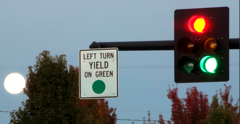 left turn yield