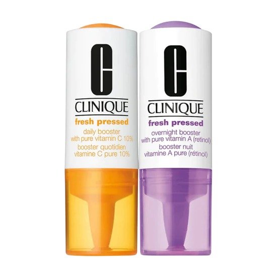 Fresh Pressed Clinical Daily + Overnight Boosters With Pure Vitamins C 10% + A (Retinol)
