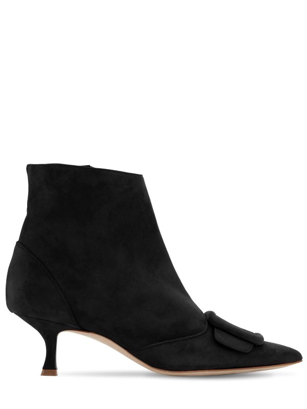 50MM BAYLOW SUEDE ANKLE BOOTS