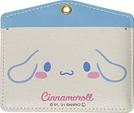 Sanrio Name IC Card Pass Case Holder (Face) (Cinnamorol)