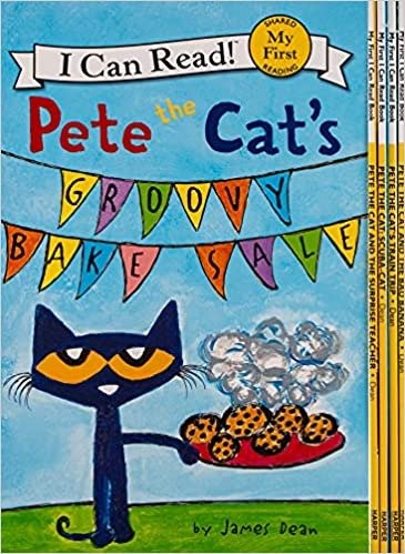 Pete the Cat: Big Reading Adventures: 5 Far-Out Books in 1 Box! (My First I Can Read)