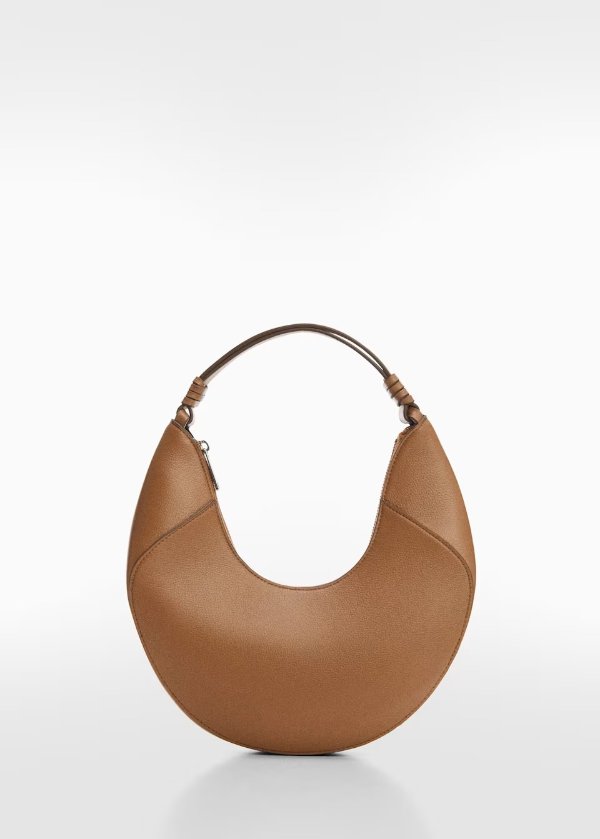 Leather-effect shoulder bag
