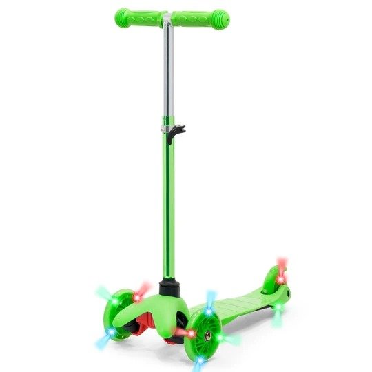 绿色滑板车