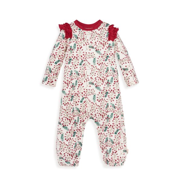 Very Berry Organic Baby Holiday Jumpsuit