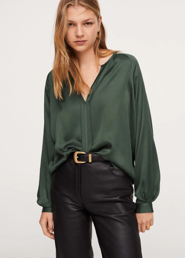 Satin blouse - Women | OUTLET USA
