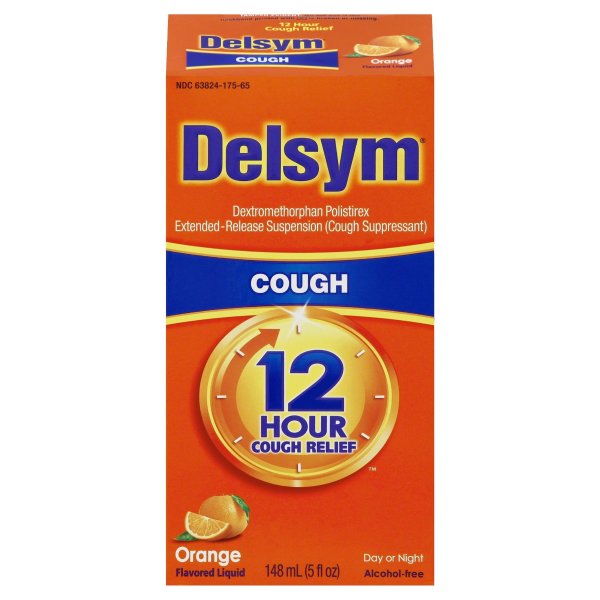 Adult Cough Suppressant Liquid, Orange Flavor - 5 fl oz