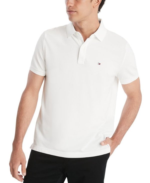 Men's Custom-Fit Ivy Polo, Created for Macy's