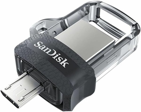 SanDisk 128GB容量 MicroUSB+USB3.0 双头 闪存盘