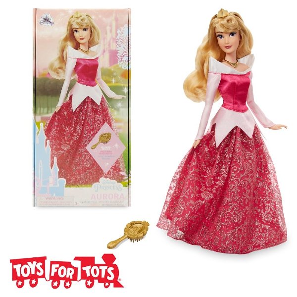 Aurora Classic Doll – Sleeping Beauty – 11 1/2'' – Toys for Tots Donation Item