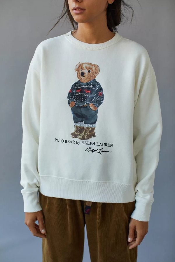 Bear Crew Neck Sweatshirt