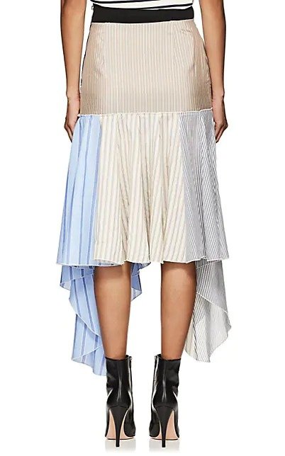 Hanky Striped Cotton & Silk Skirt Hanky Striped Cotton & Silk Skirt
