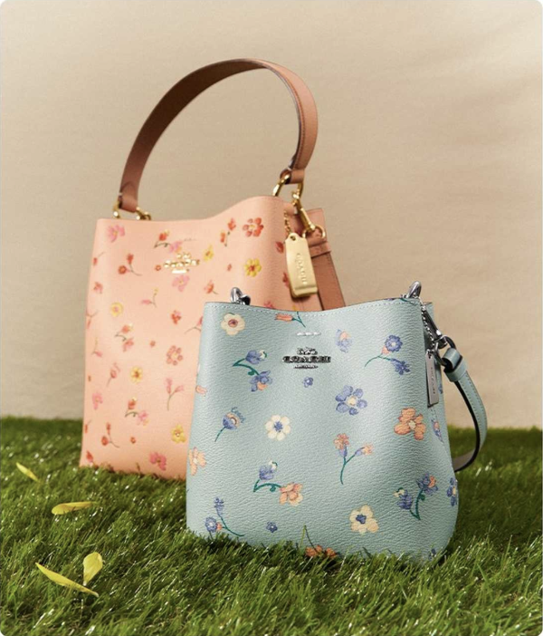 COACH Outlet Mini Town Bucket Bag With Mystical Floral Print 298.00