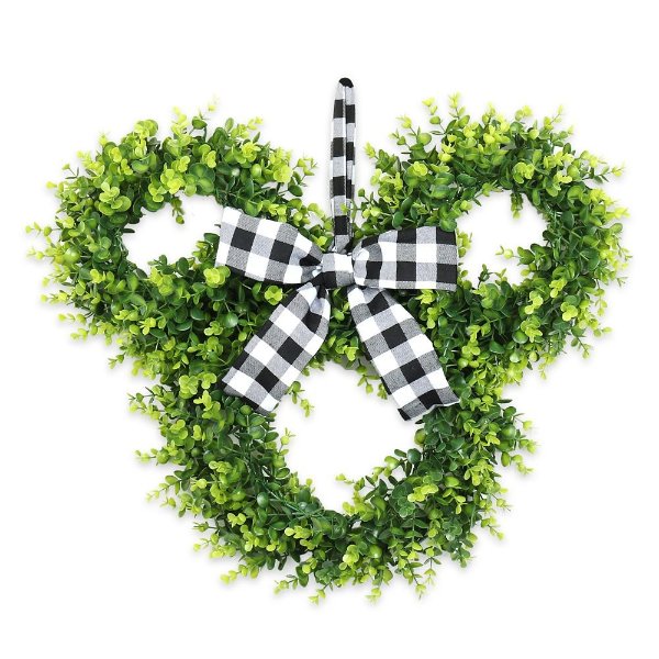 Mickey Mouse Icon Leafy Wreath – Disney Homestead Collection | shopDisney