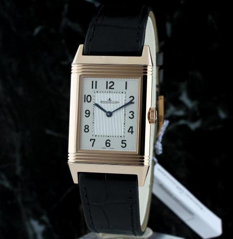 Jaeger LeCoultre Grande Reverso Ultra Thin Silver Dial Leather