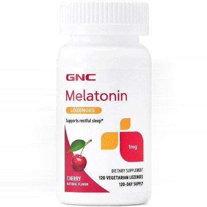 Melatonin 1mg - Cherry, 120 Lozenges, Supports Restful Sleep