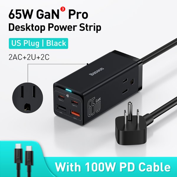 44.99US $ 25% OFF|Baseus 65w Gan Charger Power Strip 4 Ports Fast Desktop Adapter Fast Charging Station For Iphone 13 12 Pro Max Xiaomi Samsung - Mobile Phone Chargers - AliExpress