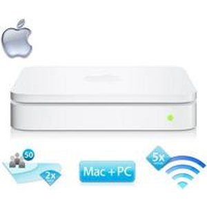 Apple AirPort Extreme Dual-Band Wireless-N Base Station Router with USB Port --  Factory Recertified