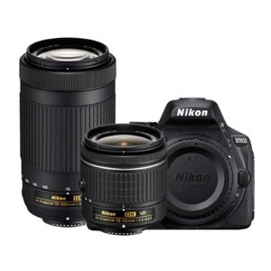 官翻 Nikon D5600 DSLR + 18-55mm + 70-300mm ED 双镜头
