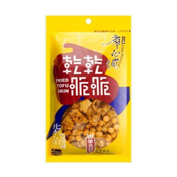 LIAO HSIN LAN Fried Tofu Skin Katsuobushi Flavor 100g
