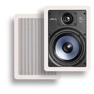 Polk Audio RC65i 2-Way In-Wall Speakers (Pair, White)