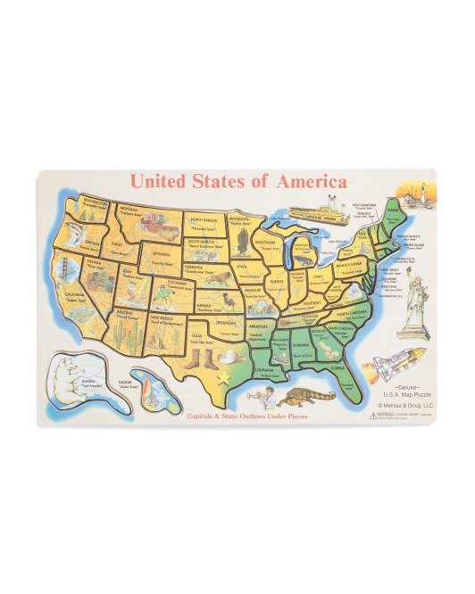 Large Usa Map Puzzle