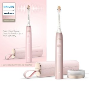 Philips需点击$19.97优惠券Sonicare 9900 新款SenseIQ高端电动牙刷 樱花粉
