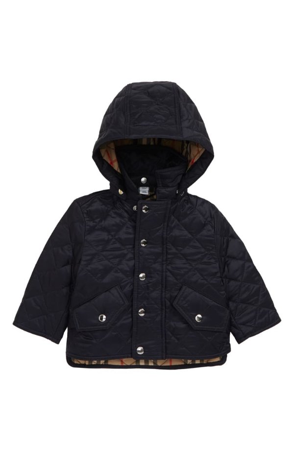 Ilana Diamond Quilted Hooded Jacket