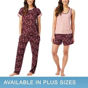 Brand Ladies' 4-Piece Pajama Set
