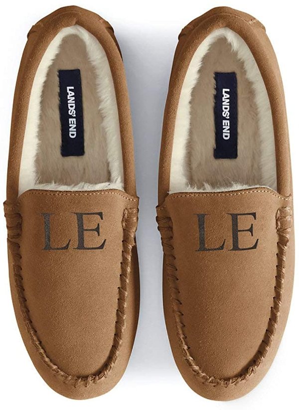 ' End Women's Suede Leather Moccasin Slippers