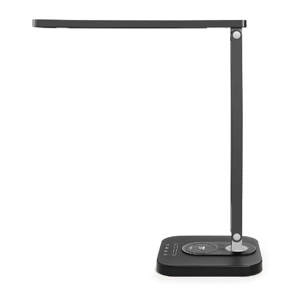 LED Desk Lamp with Qi-Enabled Wireless Fast Charger