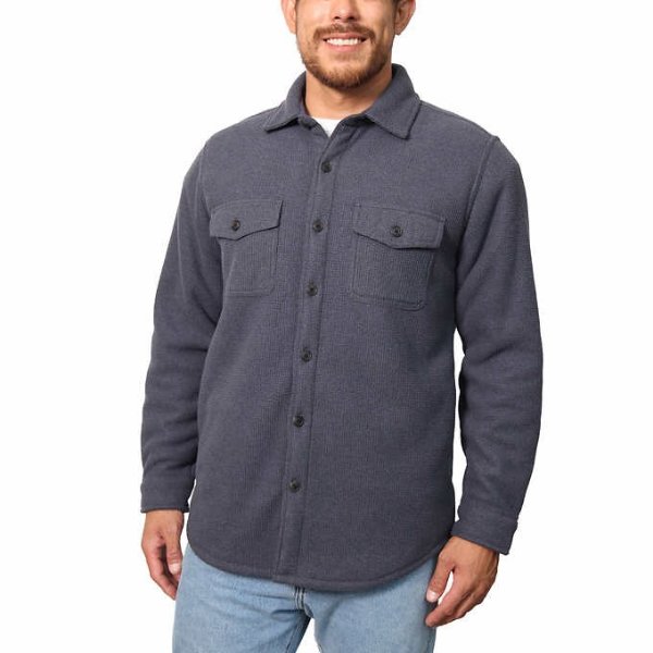 Men’s Fleece Shirt Jacket