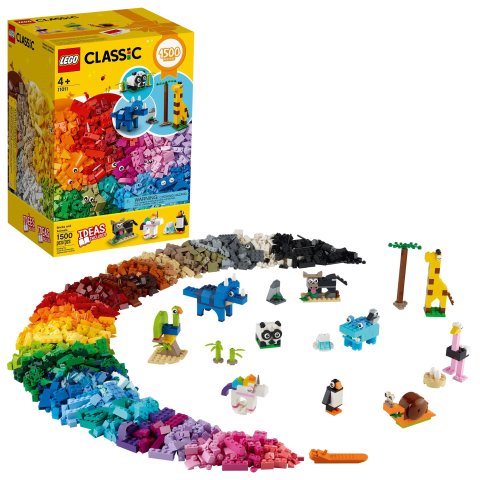Lego经典动物创意盒 11011 含1500颗粒