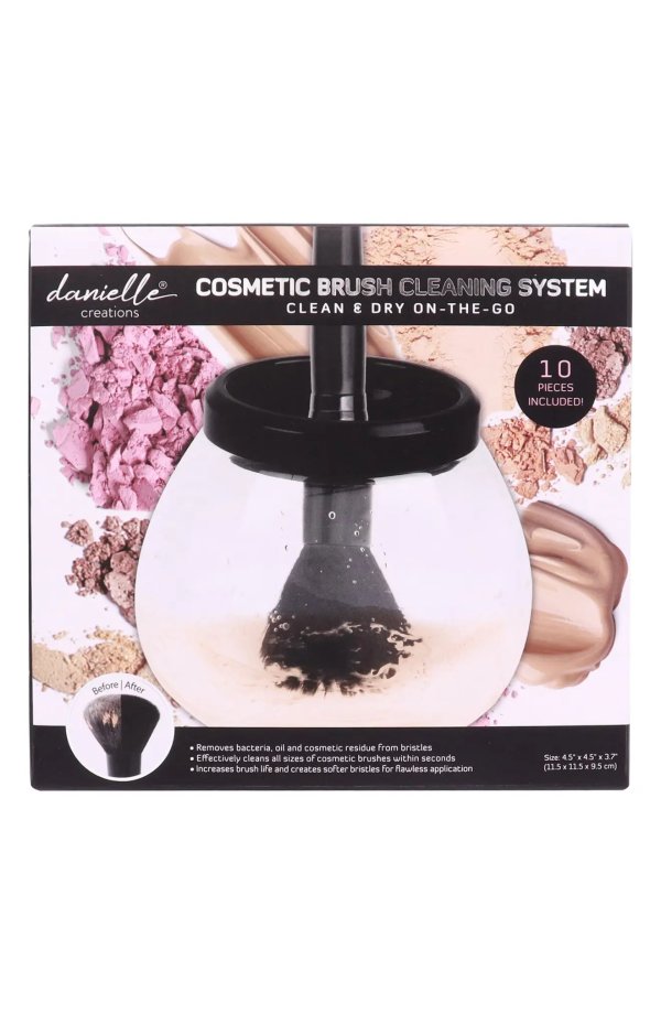 9-Piece Cosmetic Brush Cleaning System