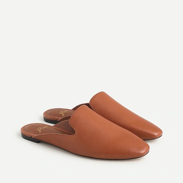 Bennet unstructured leather mules