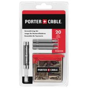 Porter-Cable螺丝工具20件套
