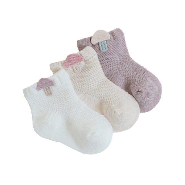 Baby Toddler Summer Socks Set - Mushroom - Imarya