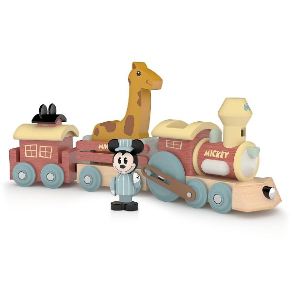 Mickey Mouse Wooden Train Set | shopDisney