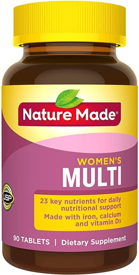 Women's Multivitamin Tablets, 90 Count for Daily Nutritional Support† (Packaging May Vary)