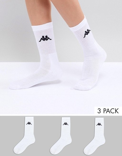 Kappa 3 pack Sport Socks at asos.com